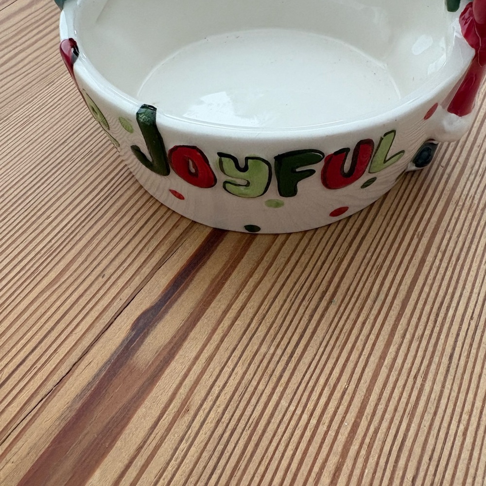 Fitz and Floyd Be Merry Ceramic Plate - Picture 6 of 9